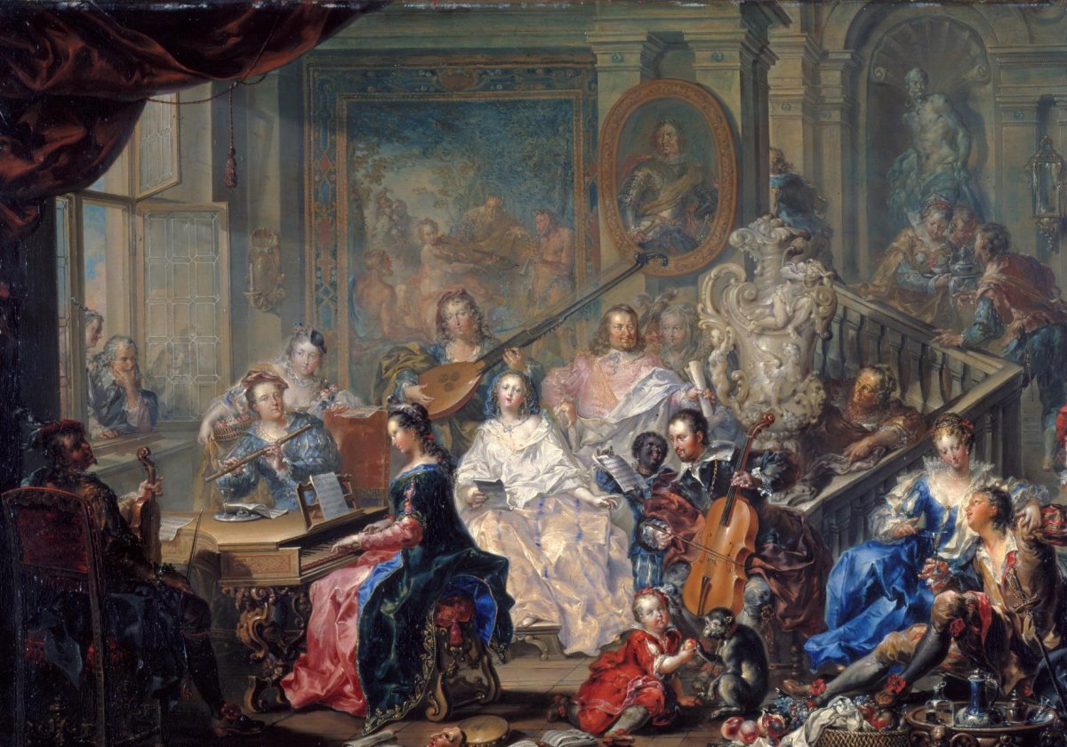 Musiker bei historischer Aufführungspraxis